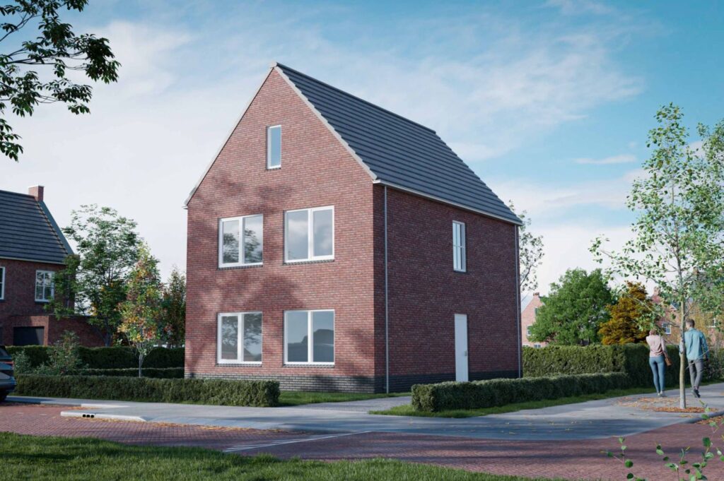 Woningtype julia comfort rood metselwerk witte kozijnen heerlijkhuis bouwen