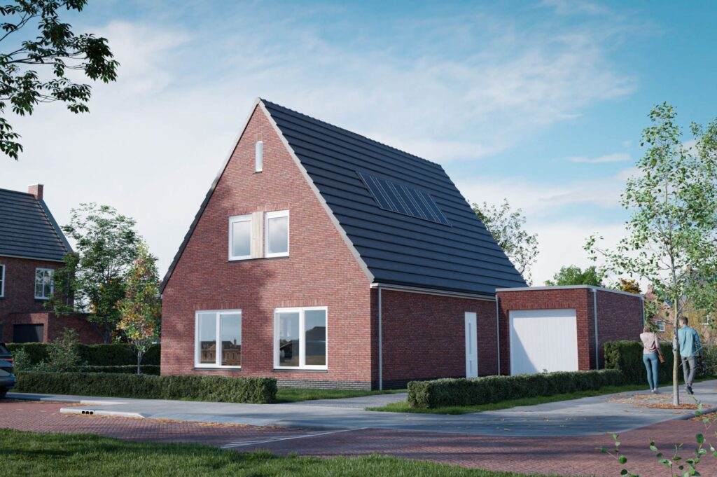 Woningtype emma comfort rood metselwerk witte kozijnen heerlijkhuis bouwen