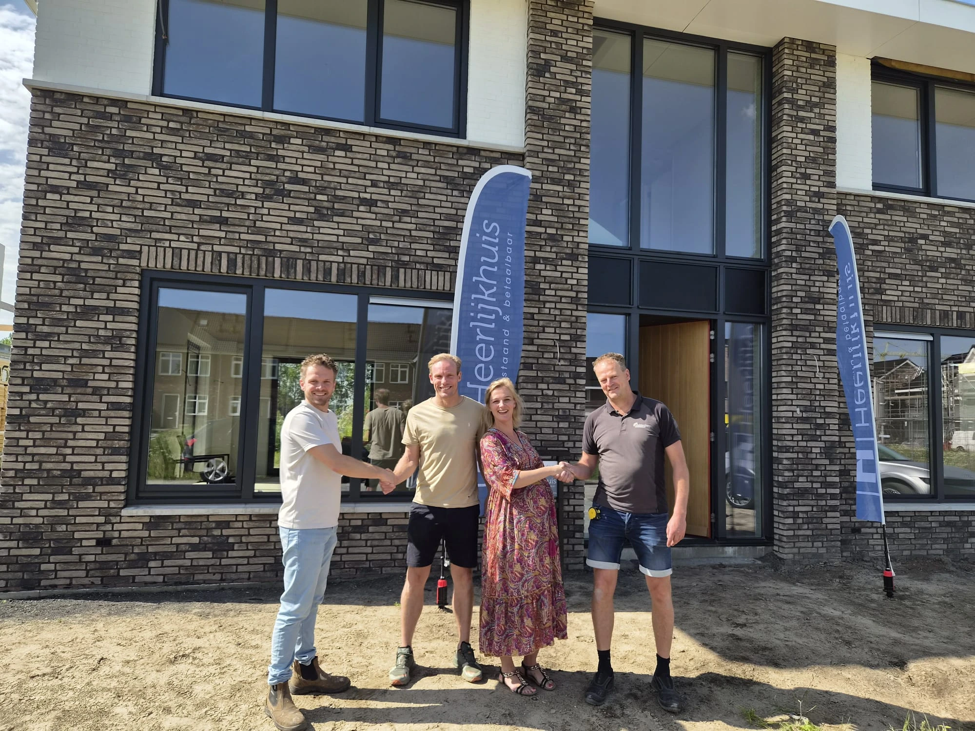 Oplevering woningtype Anna in Oosterbeek Heerlijkhuis Bouwen referentie