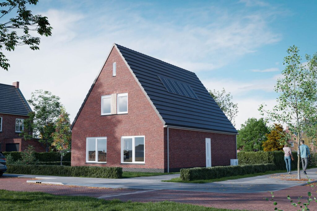 Woningtype emma comfort rood metselwerk witte kozijnen heerlijkhuis bouwen